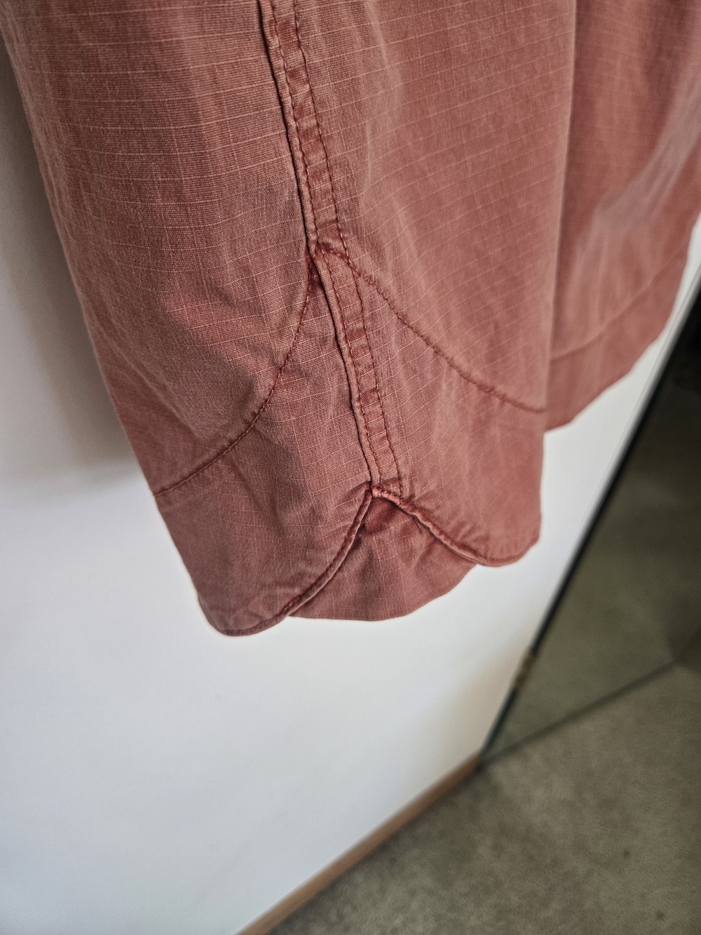 Duluth Trading Co Rust Button-Front Utility Shirtdress Jacket - Picture 6 of 9